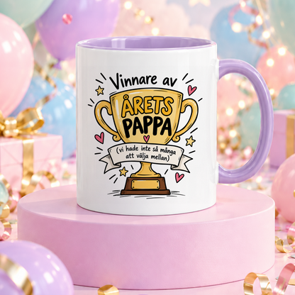 Presentpaket | Årets pappa | Mugg, kaffe & godis