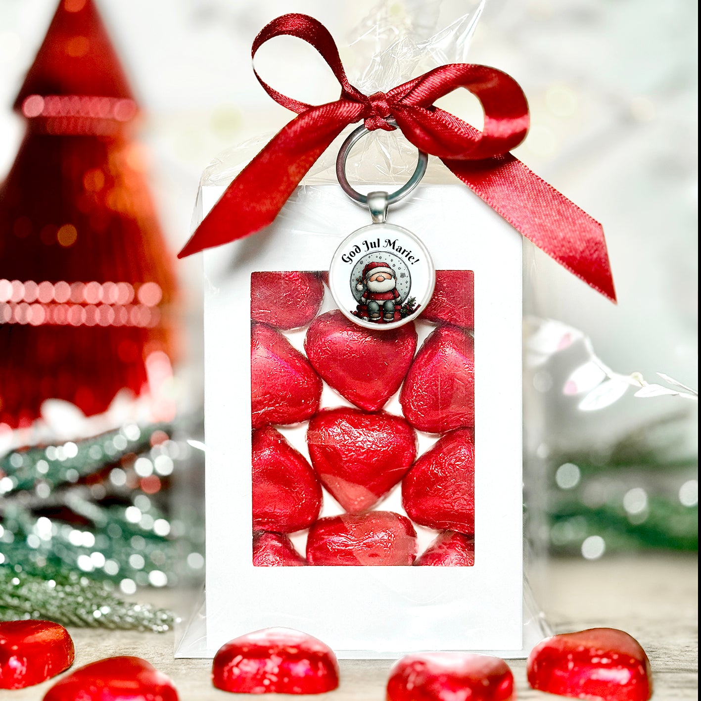 Julpaket | Chokladask & nyckelring