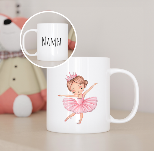 Ballerina | Personlig barnmugg