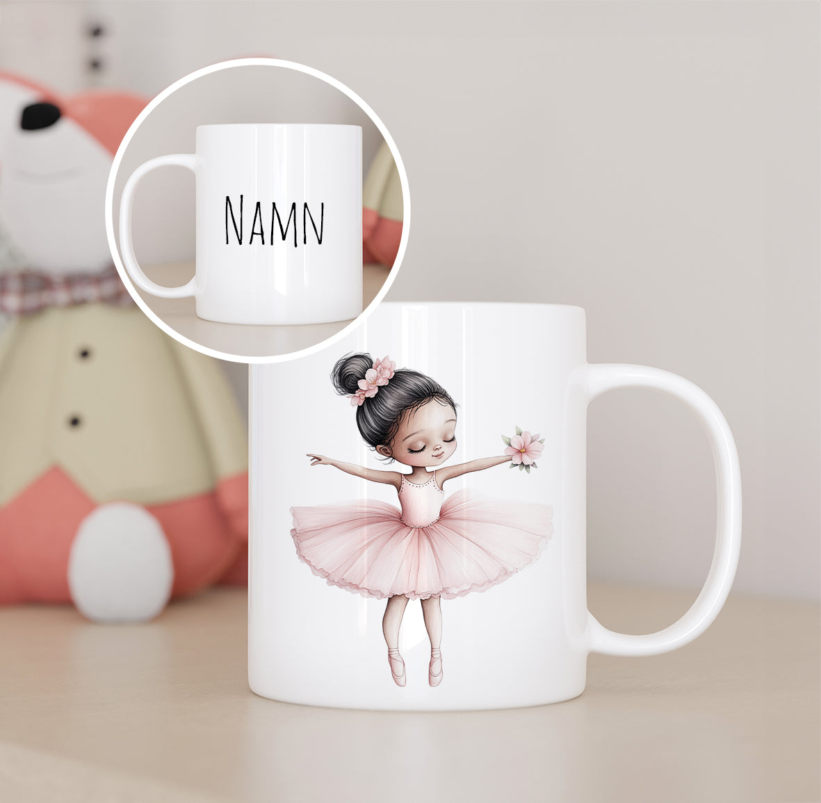 Ballerina | Personlig barnmugg