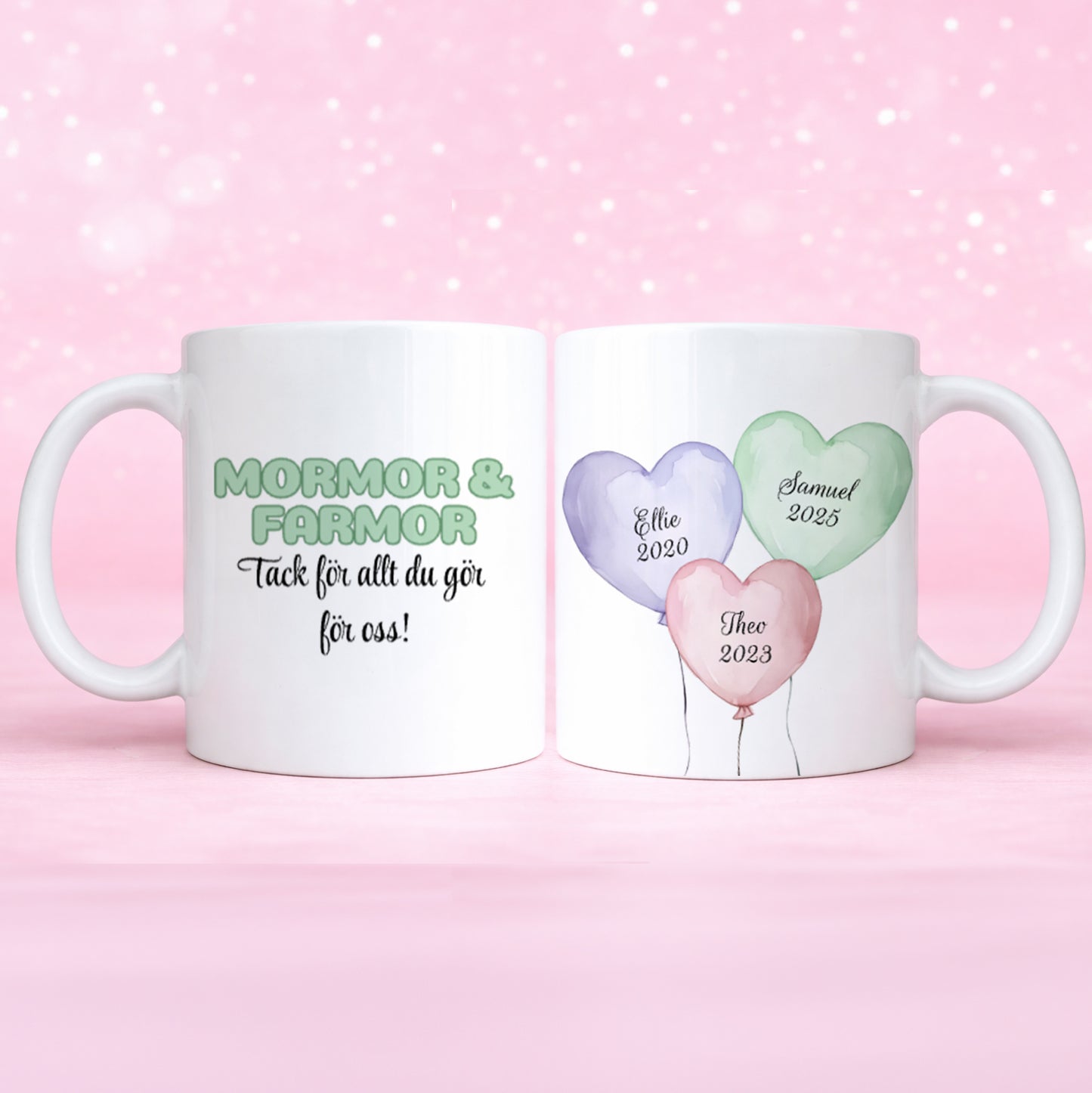 Ballonger | Mamma | Personlig mugg