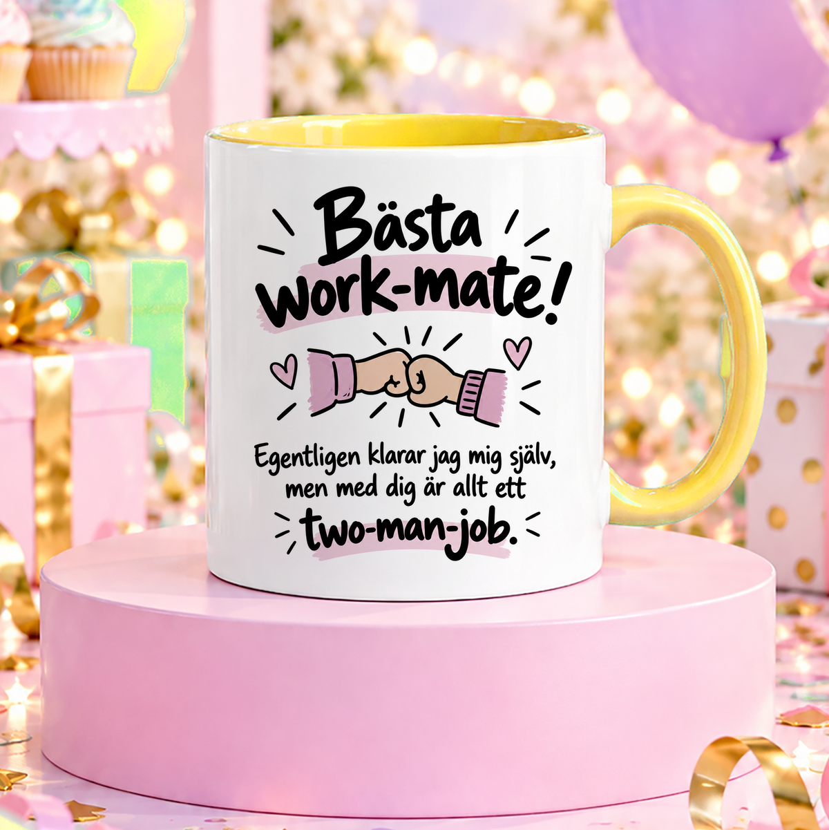 Bästa work-mate | Rolig mugg