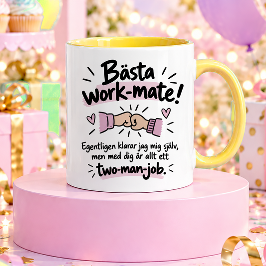 Bästa work-mate | Rolig mugg