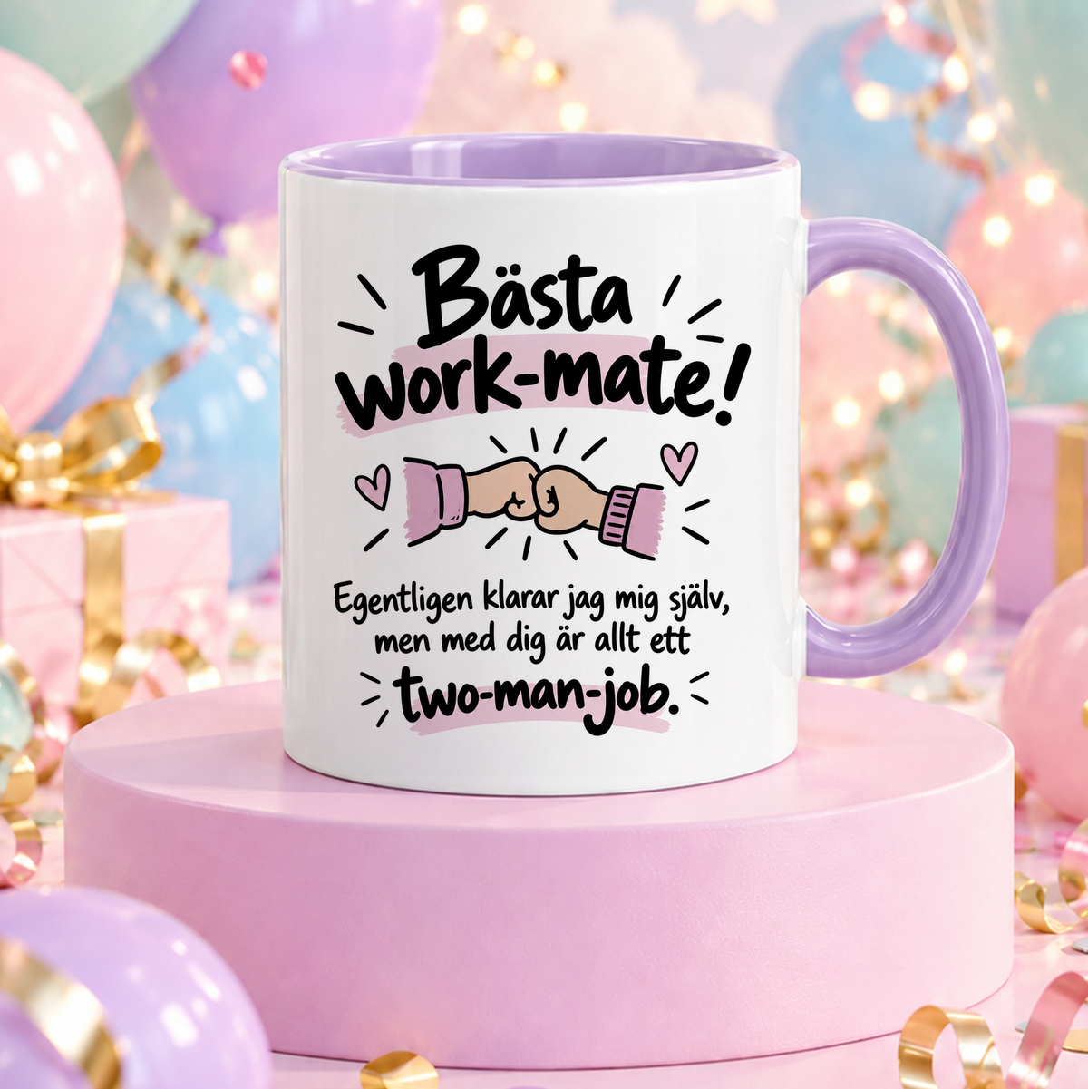 Bästa work-mate | Rolig mugg