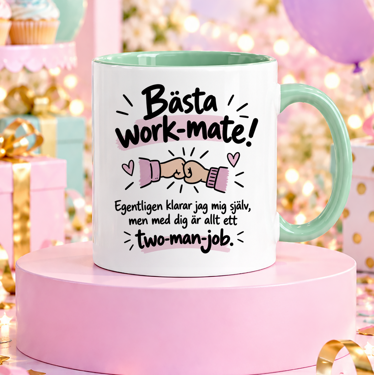 Bästa work-mate | Rolig mugg