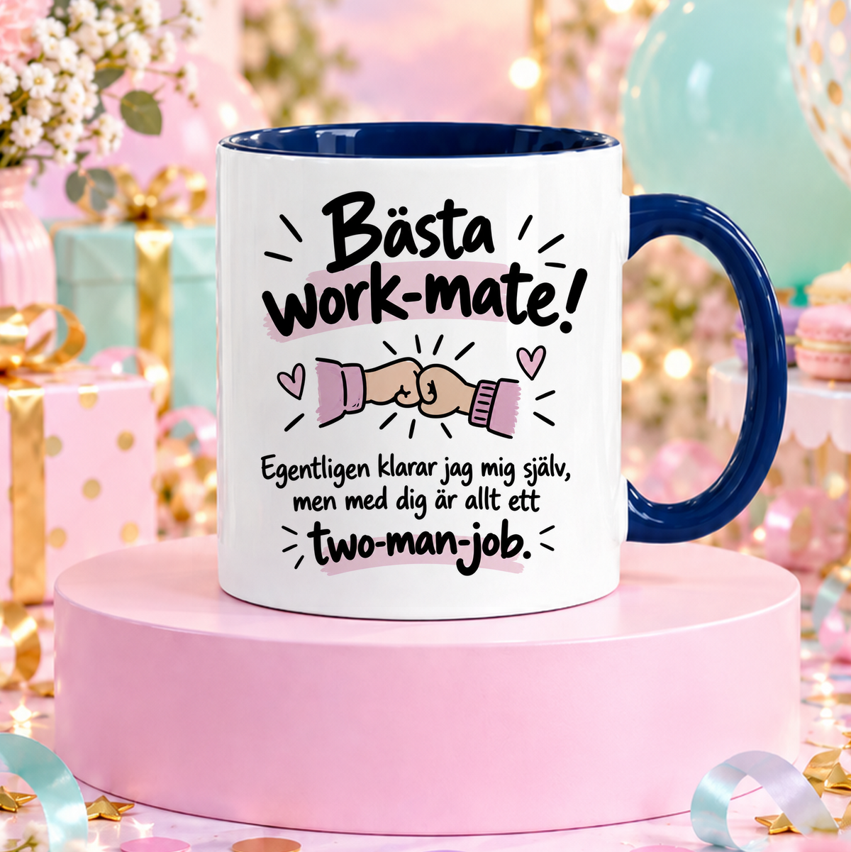 Bästa work-mate | Rolig mugg