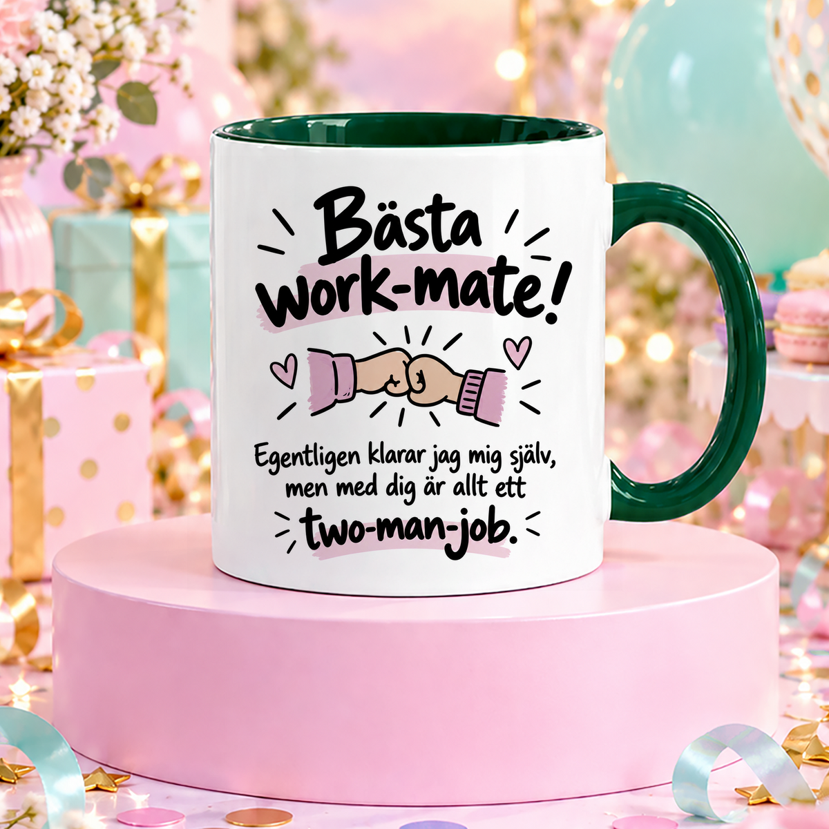 Bästa work-mate | Rolig mugg