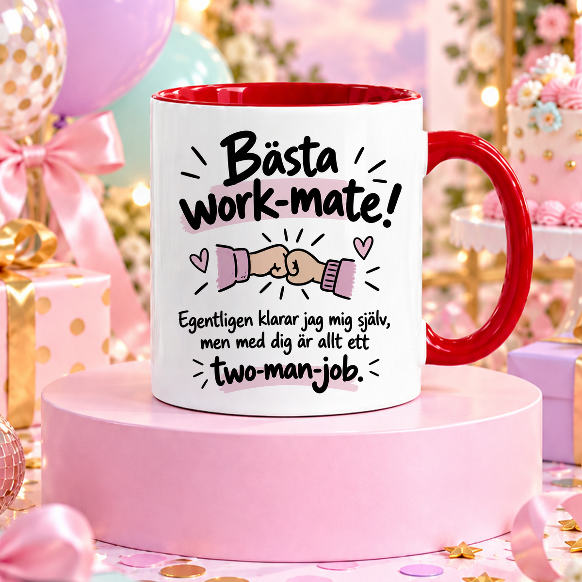 Bästa work-mate | Rolig mugg