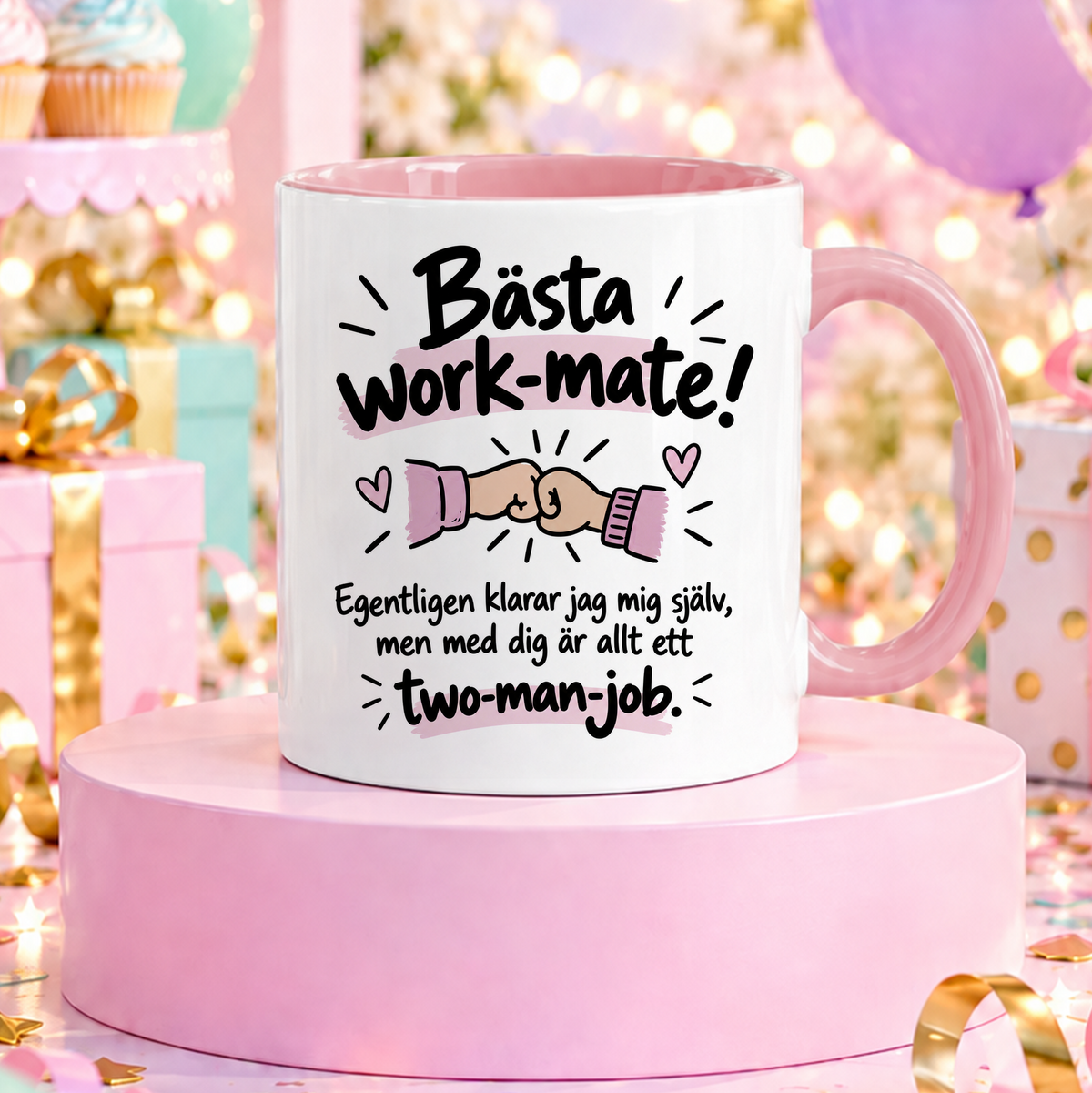 Bästa work-mate | Rolig mugg