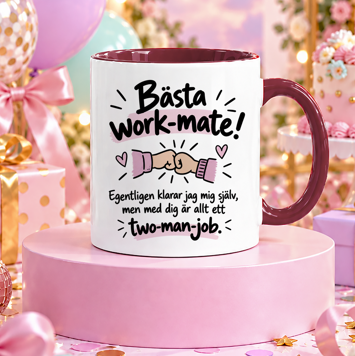 Bästa work-mate | Rolig mugg