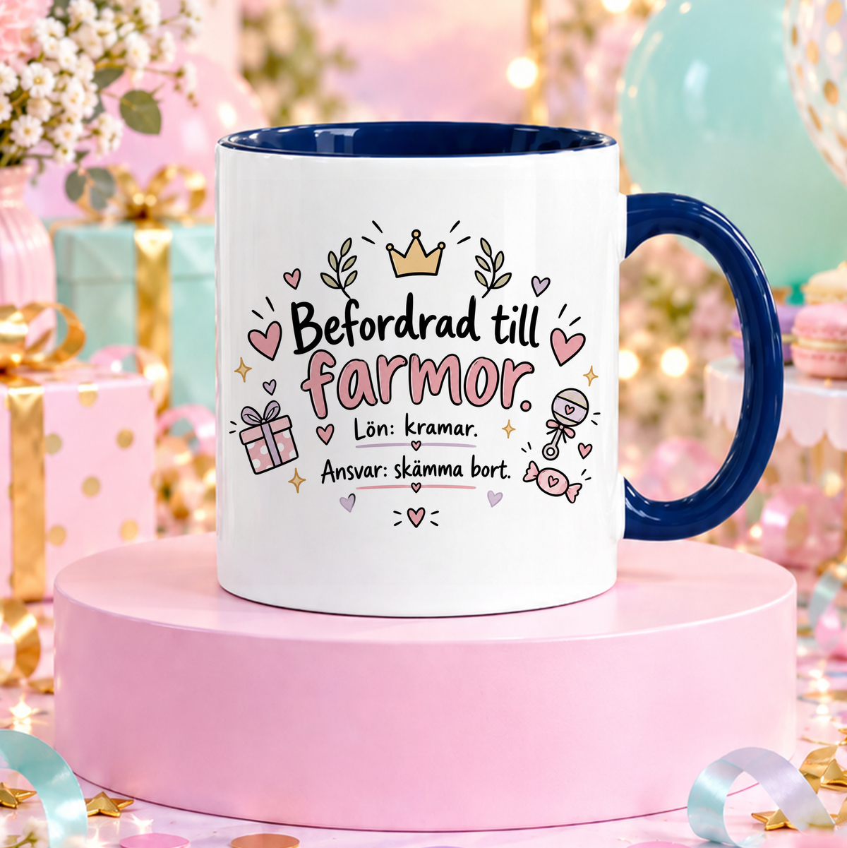 Befordrad till farmor | Rolig mugg