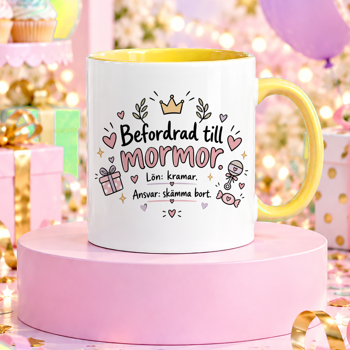 Befordrad till mormor | Rolig mugg