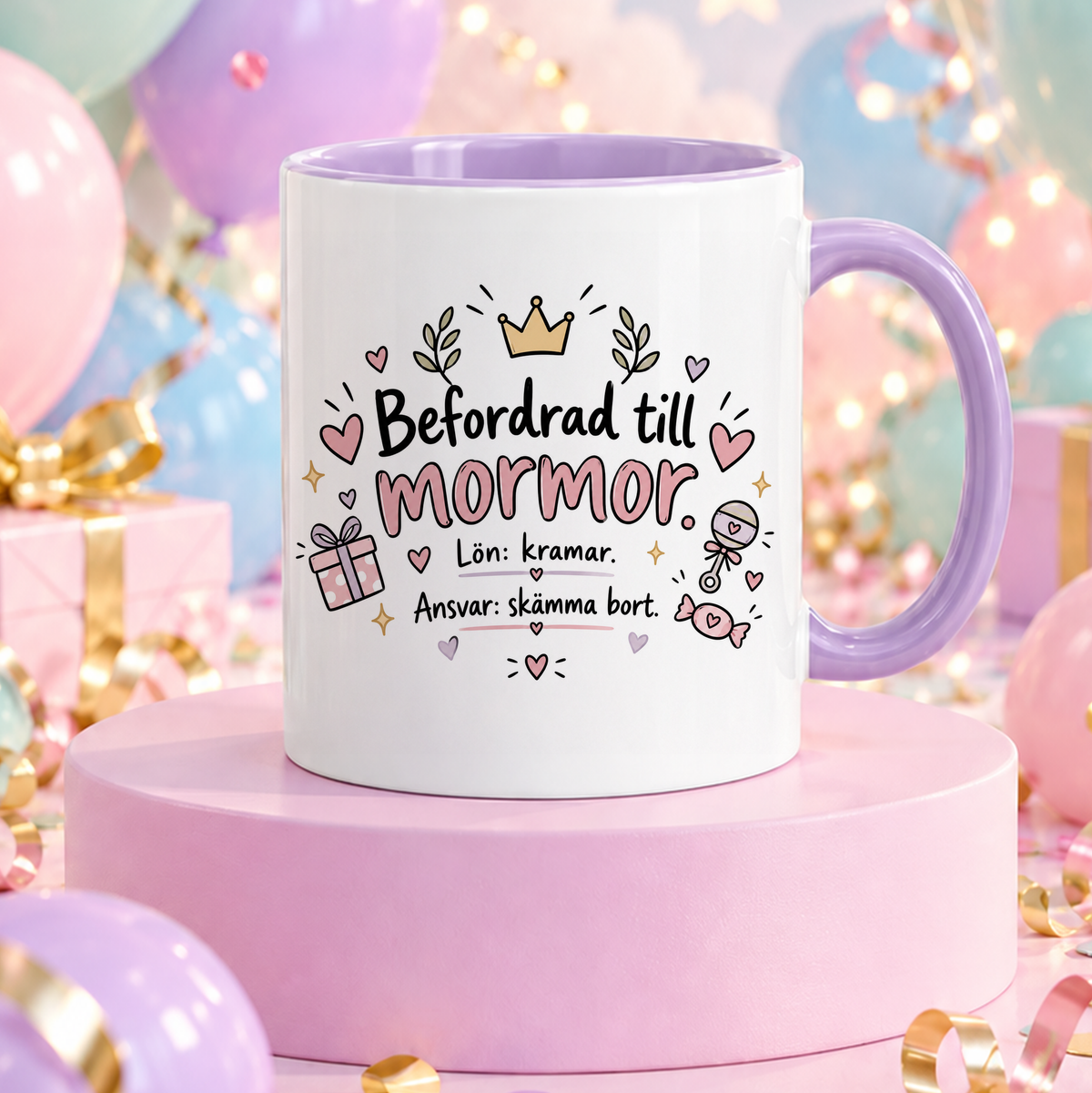Befordrad till mormor | Rolig mugg