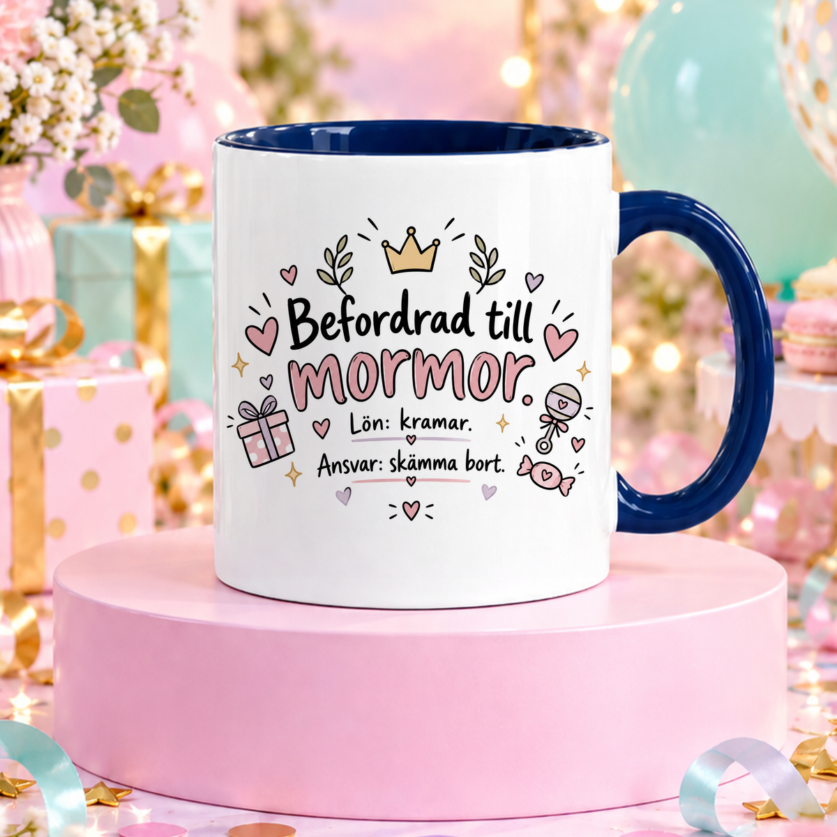 Befordrad till mormor | Rolig mugg