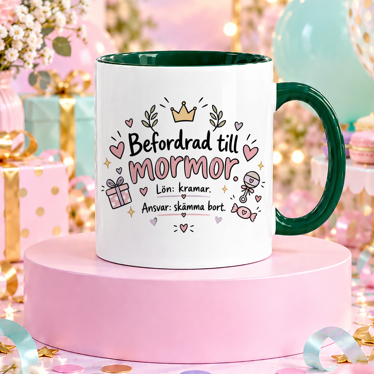 Befordrad till mormor | Rolig mugg