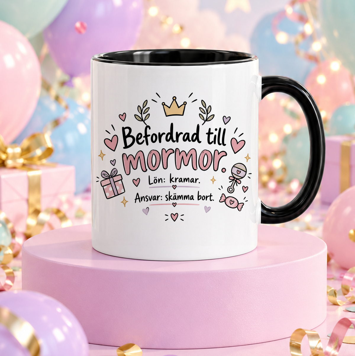 Befordrad till mormor | Rolig mugg