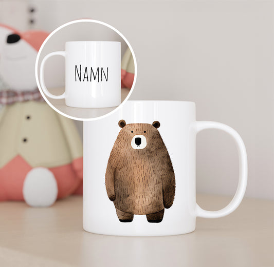 Björn | Personlig barnmugg