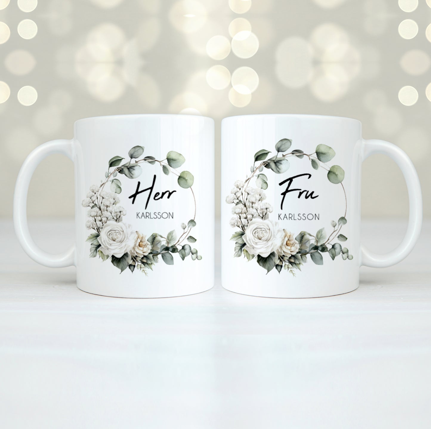 Eucalyptus | Brudpar | Personliga muggar