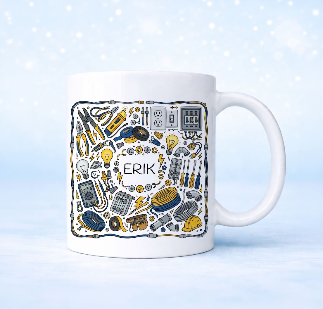 Elektriker | Personlig mugg