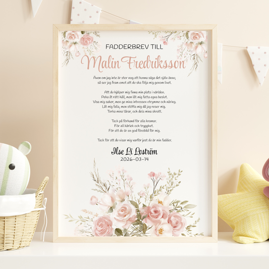 Fadderbrev | Blommor