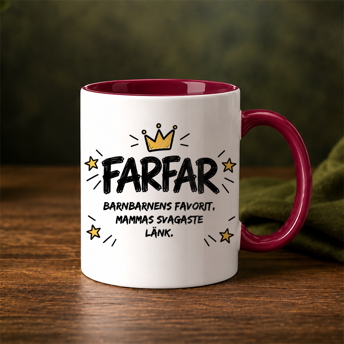 FARFAR | Egen text | Personlig mugg