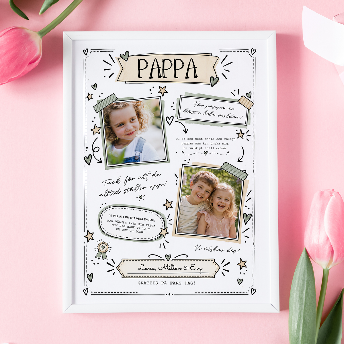 Lekfull | Poster med foto & text