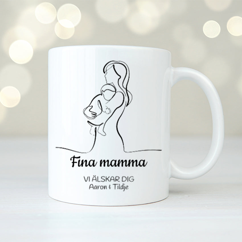 Fina Mamma | Personlig mugg