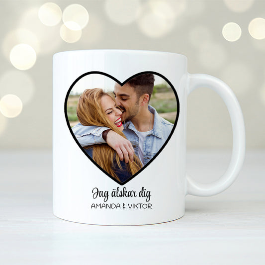 Fotohjärta | Personlig mugg