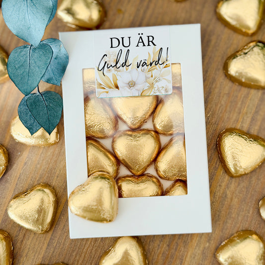 Du är guld värd | Chokladask (90 g)