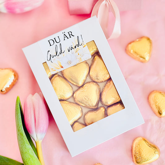 Du är guld värd | Chokladask (90 g)