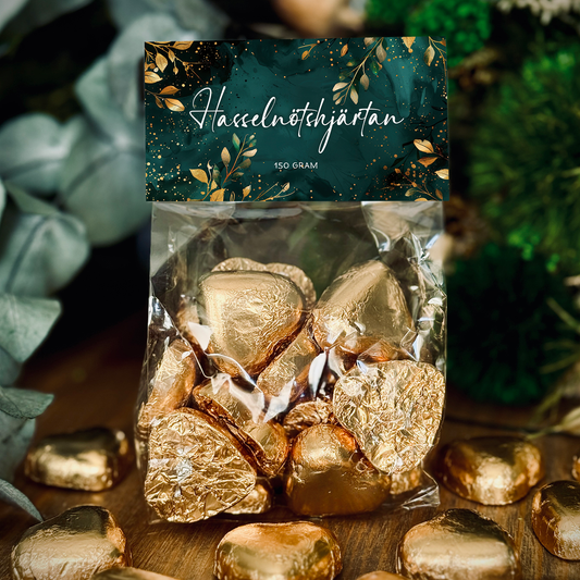 Hasselnötshjärtan | Guld