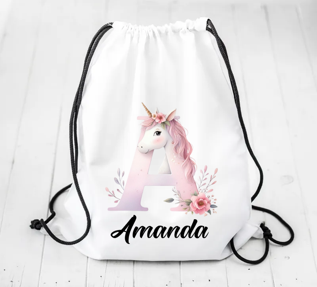 Enhörning, bokstav #2 | Personlig gympapåse