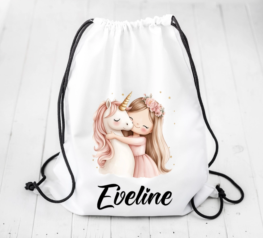Prinsessa & Enhörning | Personlig gympapåse