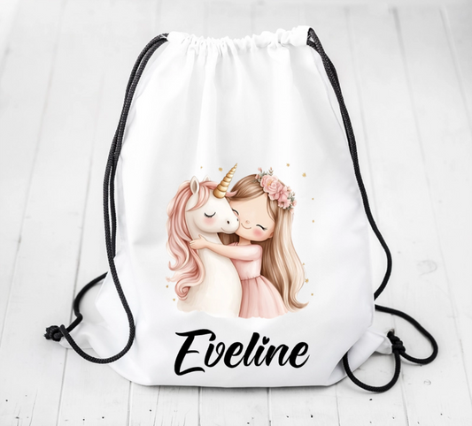 Prinsessa & Enhörning | Personlig gympapåse