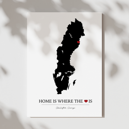 Home is where the heart is | Personlig poster