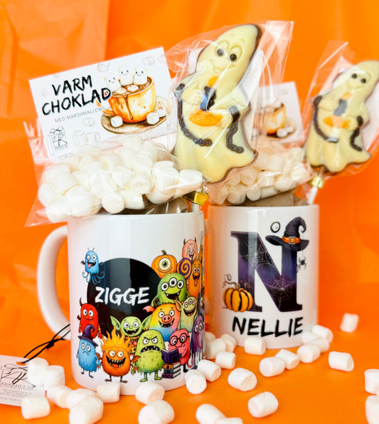 Halloween | Presentpaket | Personlig mugg