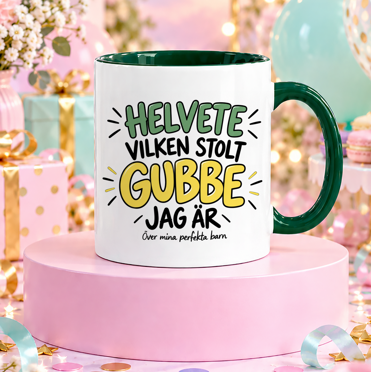 Helvete vilken stolt gubbe jag är | Rolig mugg