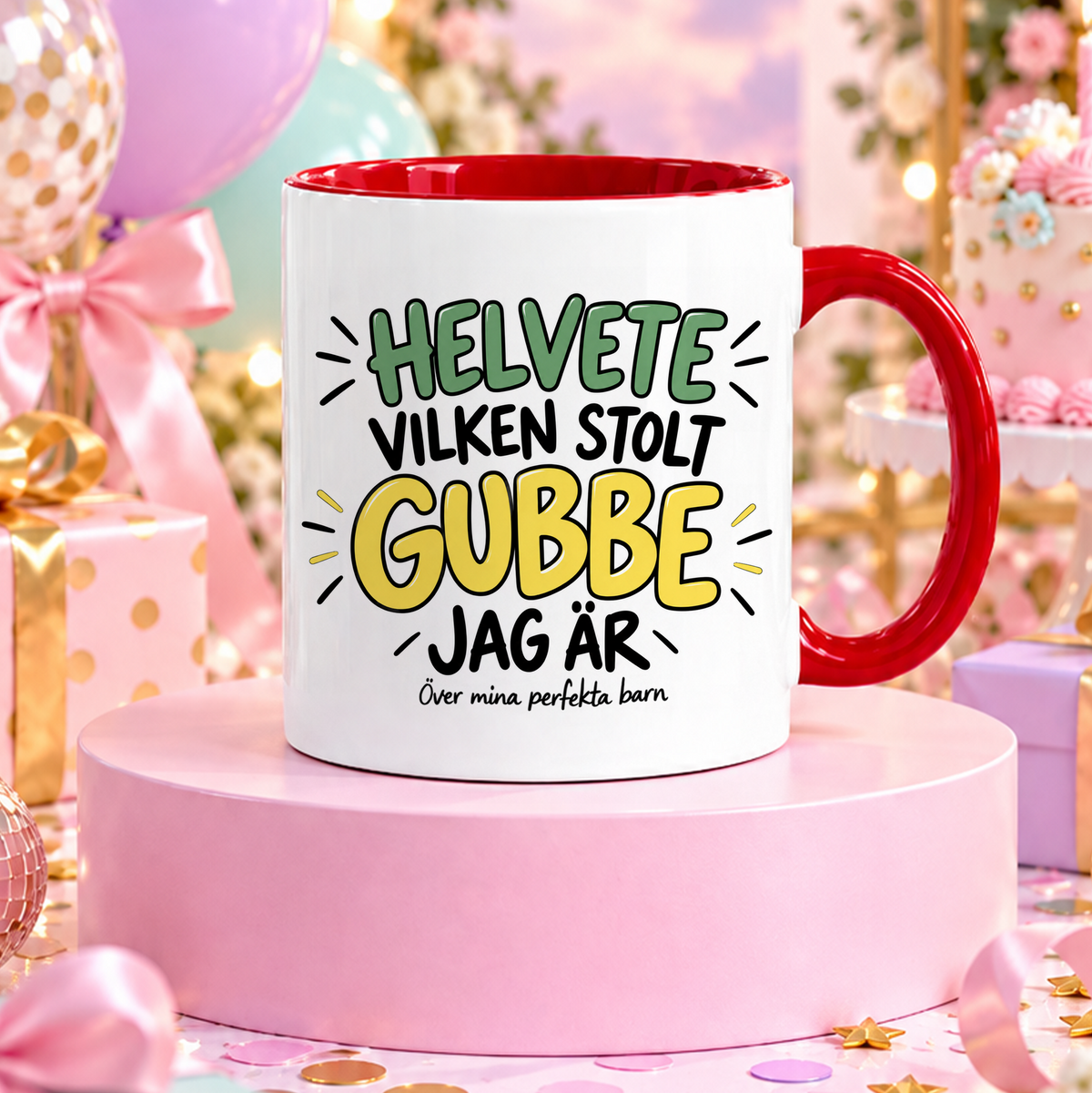 Helvete vilken stolt gubbe jag är | Rolig mugg