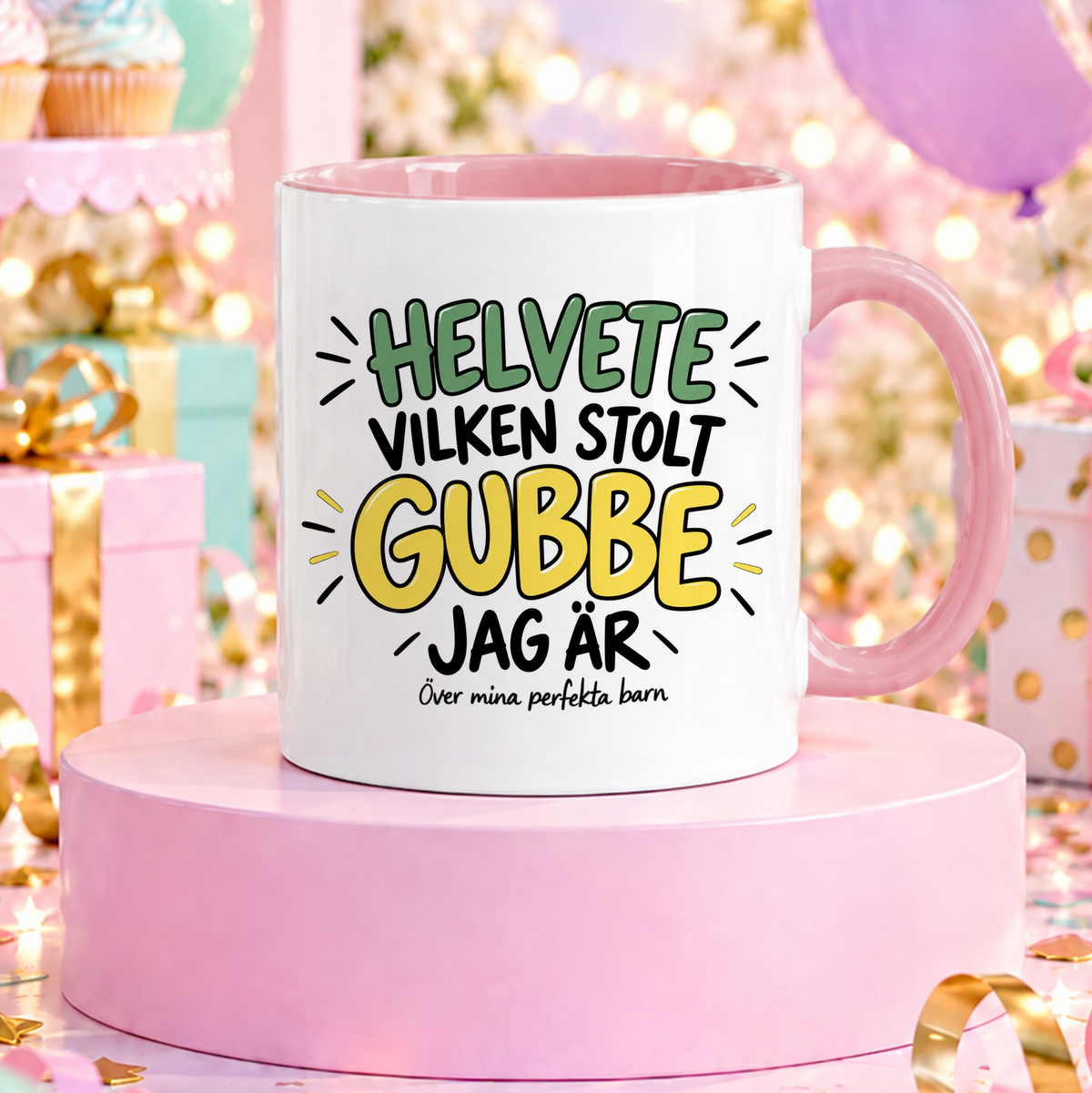 Helvete vilken stolt gubbe jag är | Rolig mugg