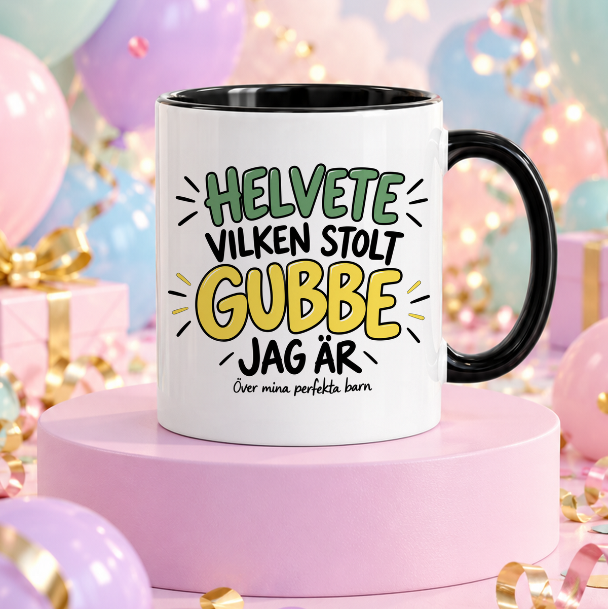 Helvete vilken stolt gubbe jag är | Rolig mugg
