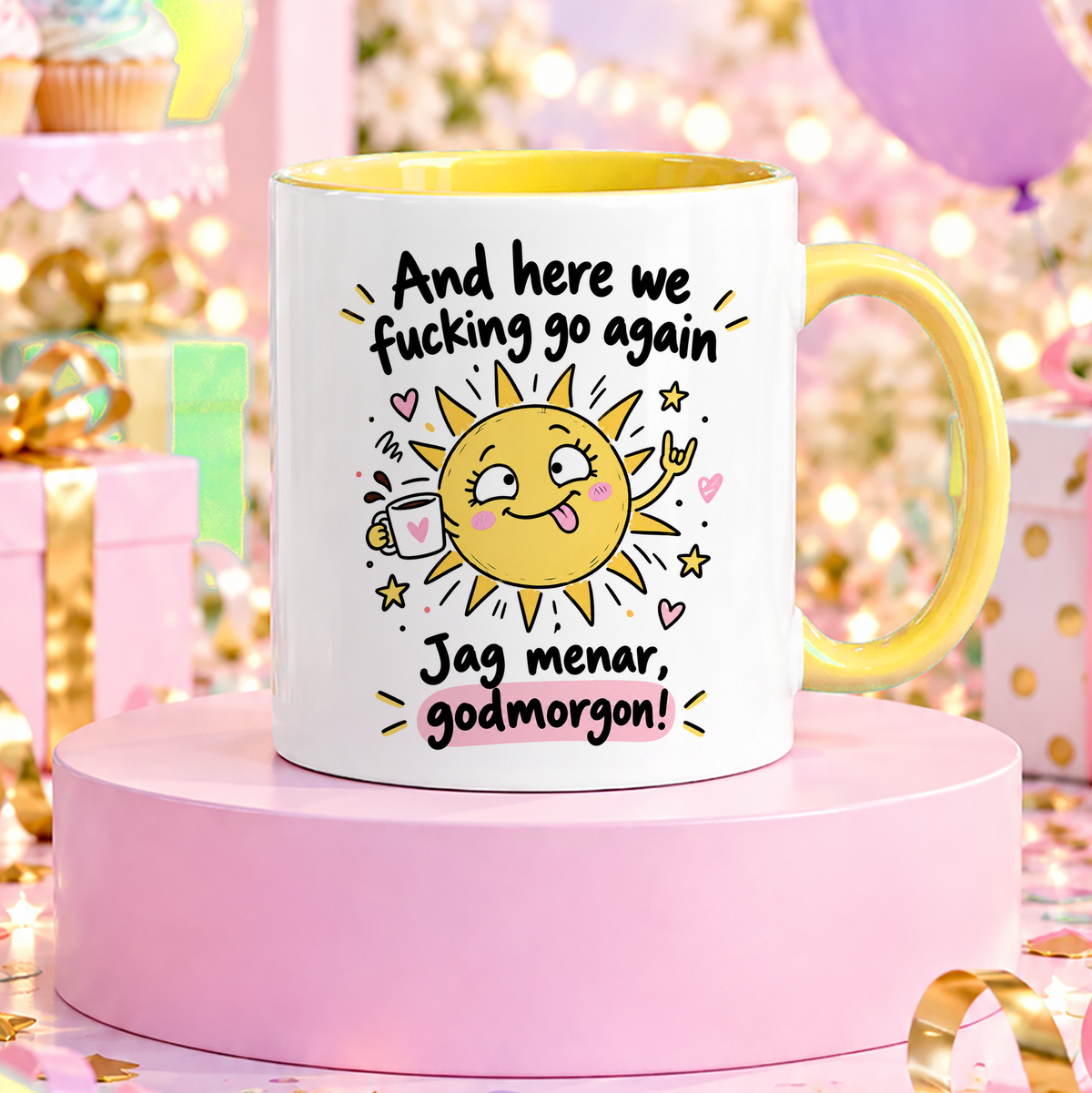 And here we fucking go again | Rolig mugg