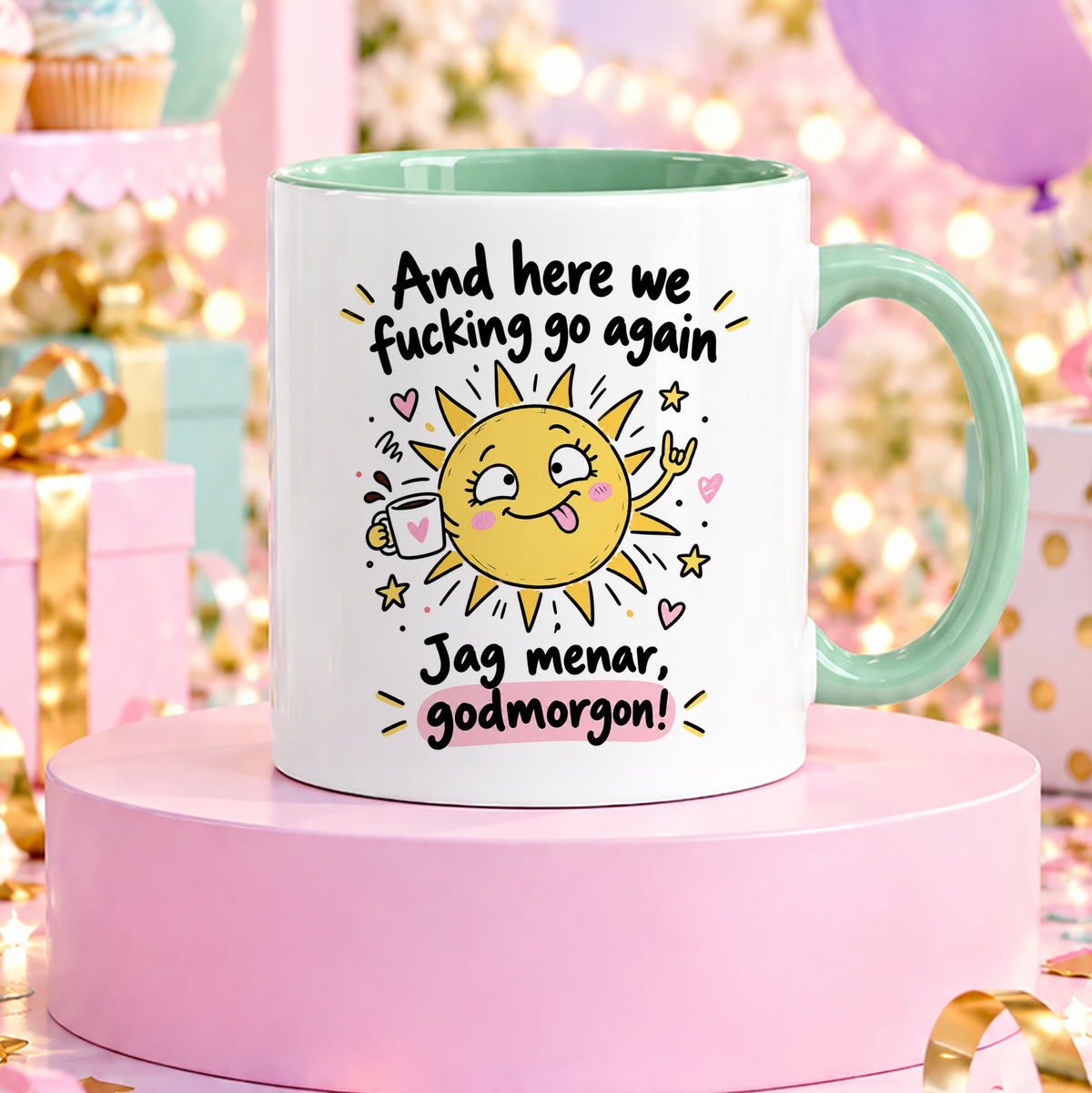 And here we fucking go again | Rolig mugg