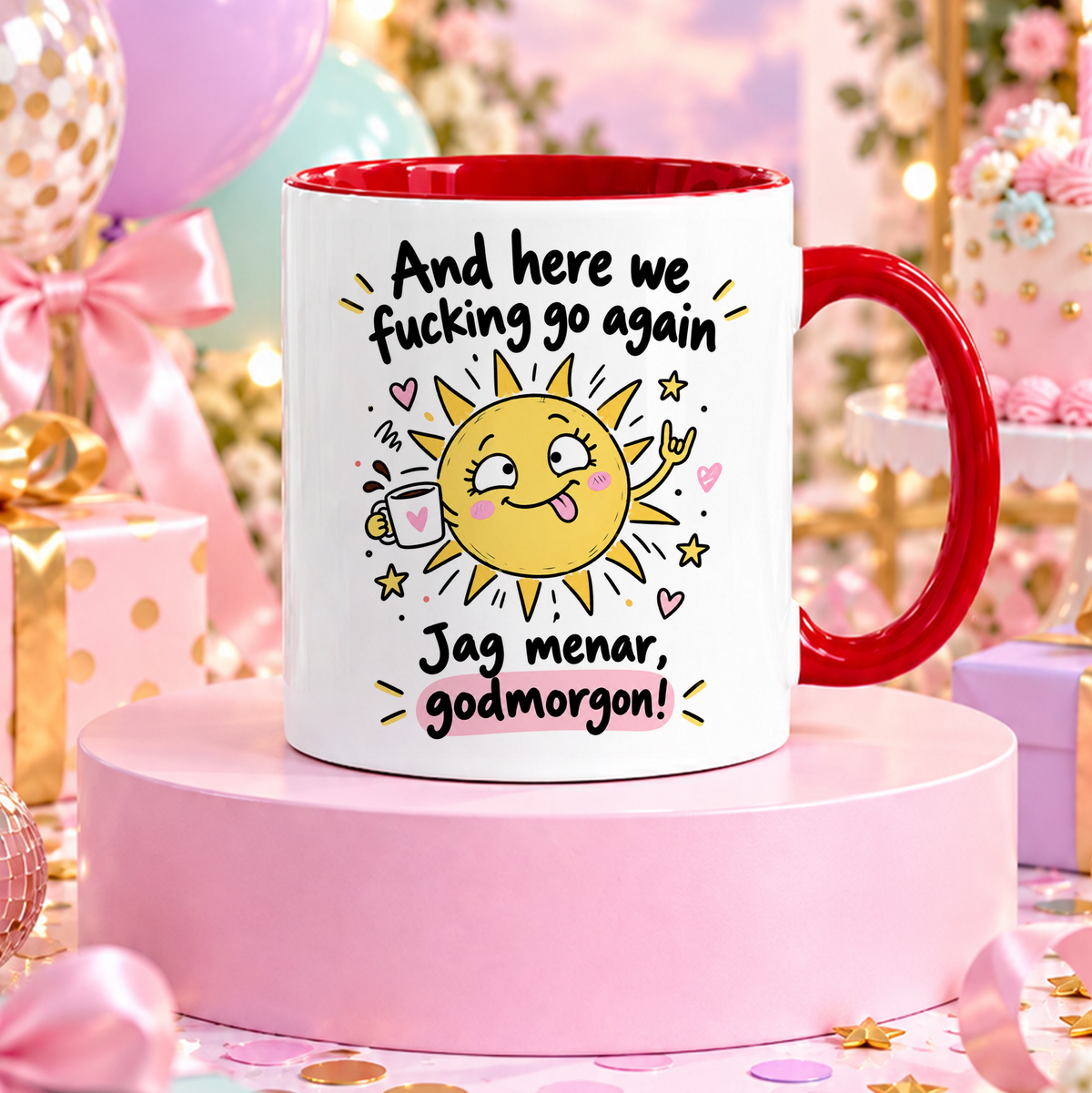 And here we fucking go again | Rolig mugg