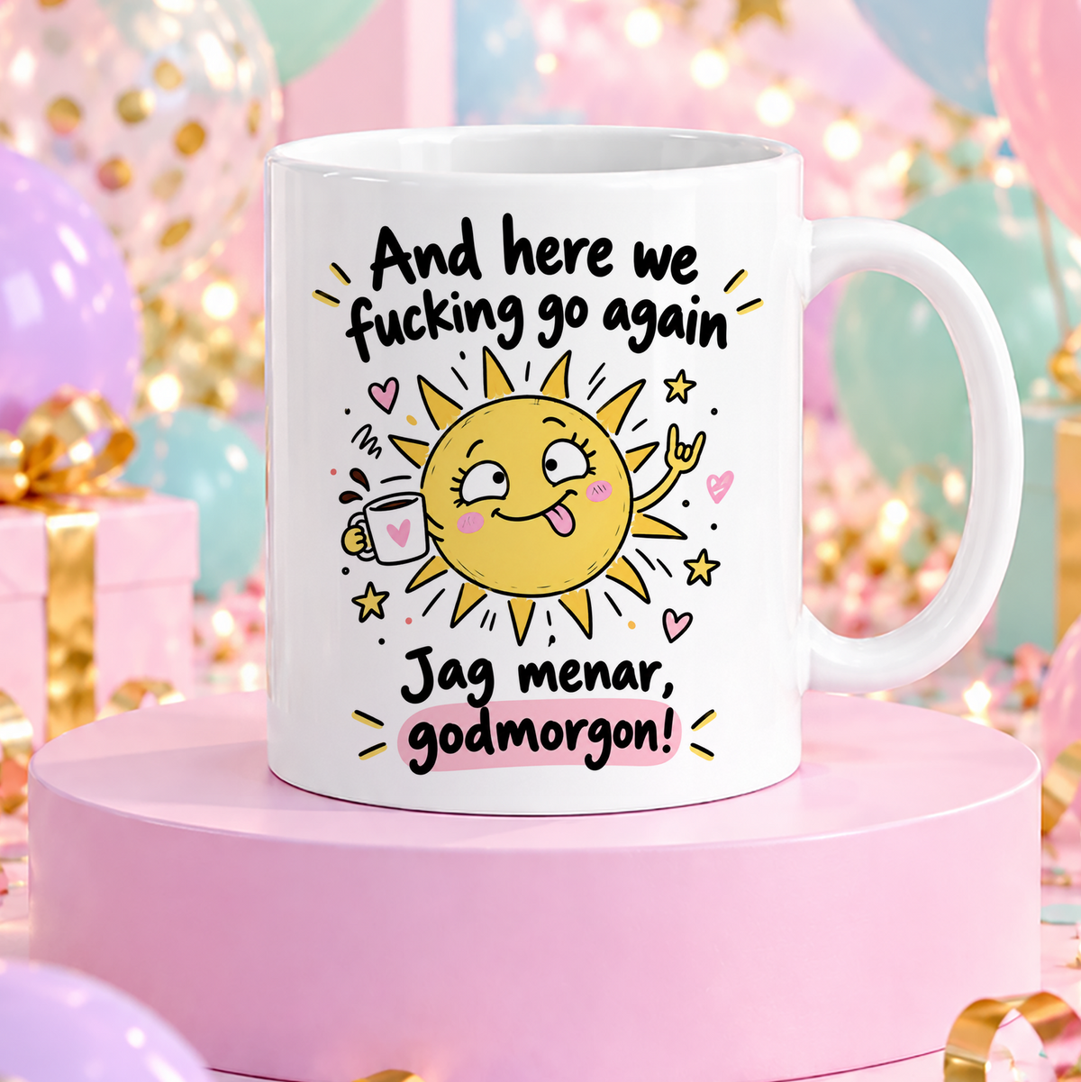 And here we fucking go again | Rolig mugg