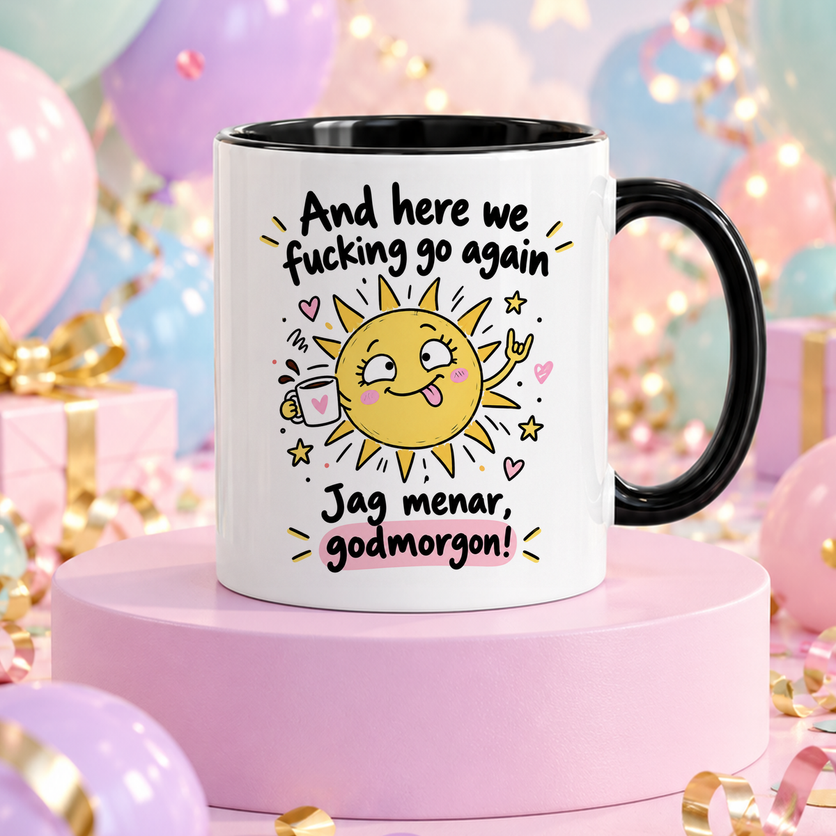 And here we fucking go again | Rolig mugg