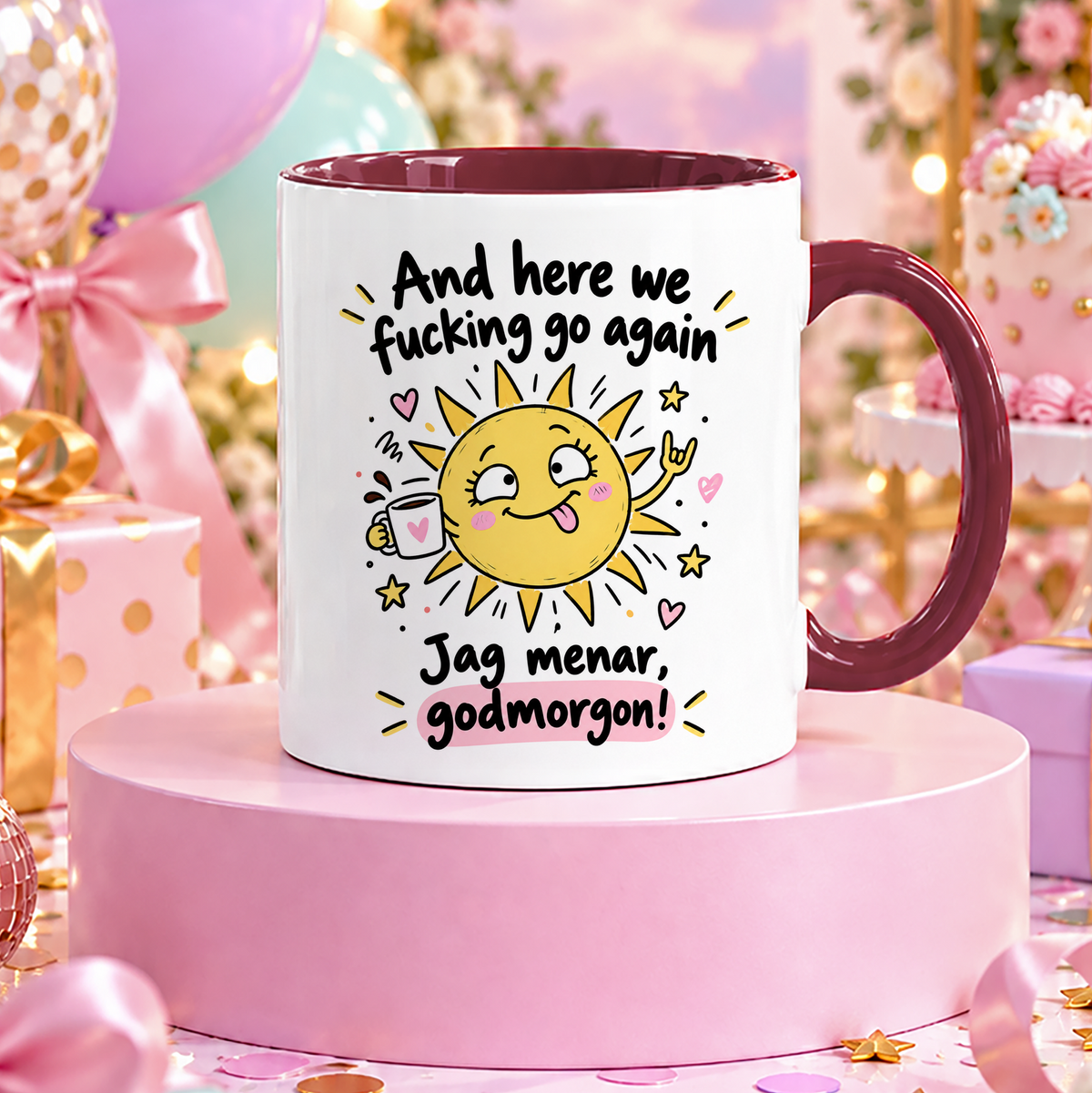And here we fucking go again | Rolig mugg