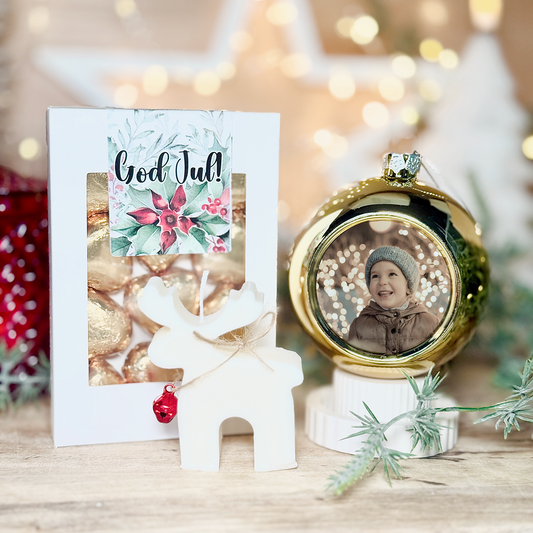 Julpaket | Chokladask, julkula & ljus