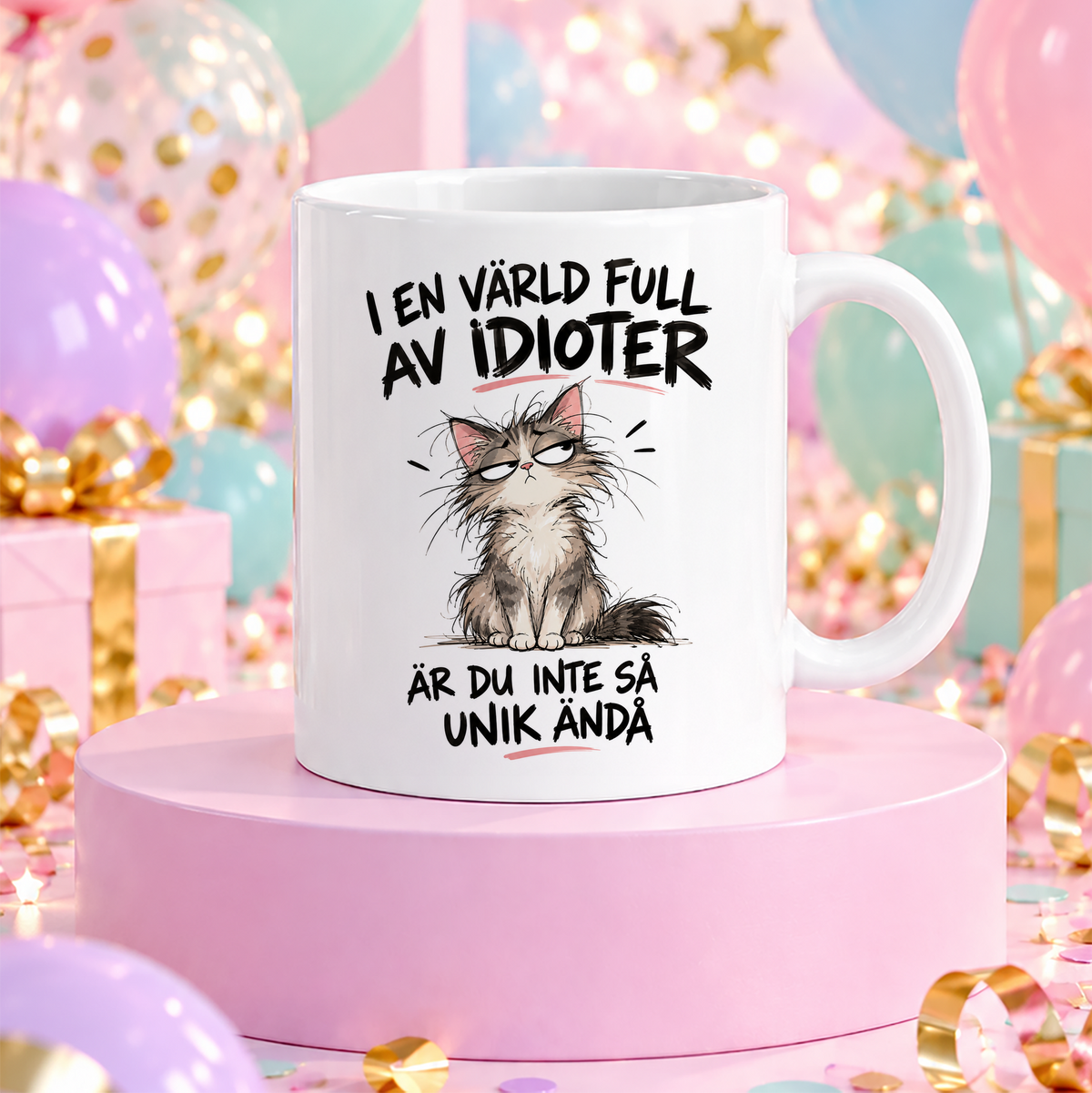 I en värld full av idioter #1 | Rolig mugg