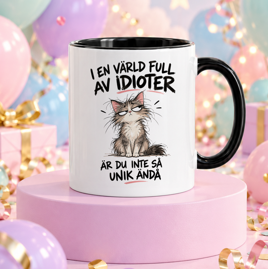 I en värld full av idioter #1 | Rolig mugg