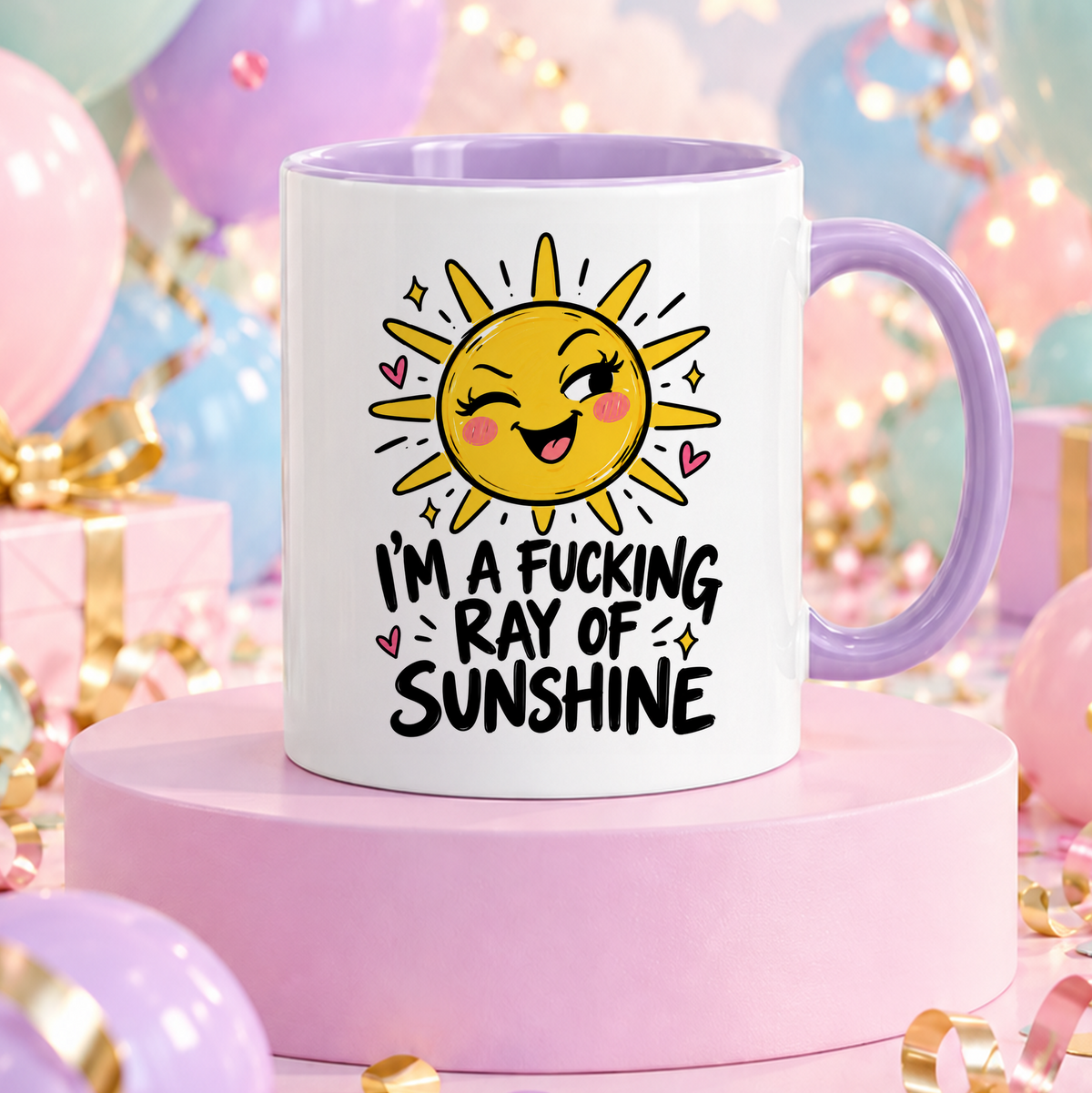 I'm a fucking ray of sunshine | Rolig mugg